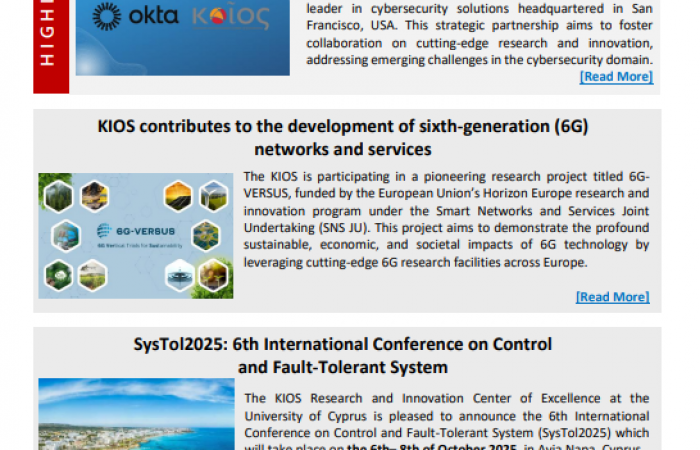 KIOS eNews July 2025