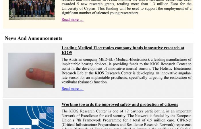 KIOS_eNews_Issue_1-1