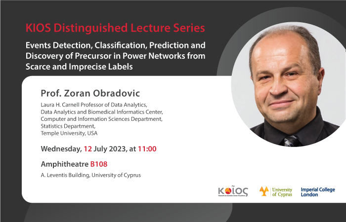 Zoran P. Obradovic invitation