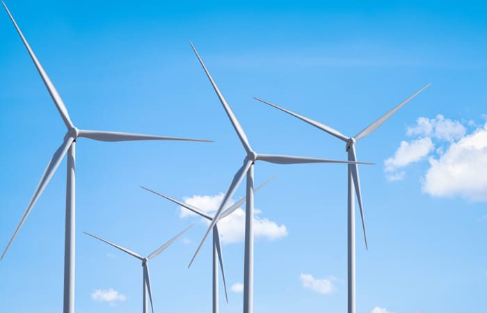 wind turbines